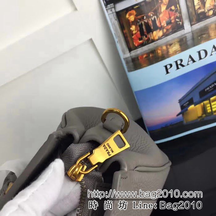 普拉達PRADA原單 最新爆款 1BA106-2原單荔枝紋牛皮 手提肩背包 PHY1540